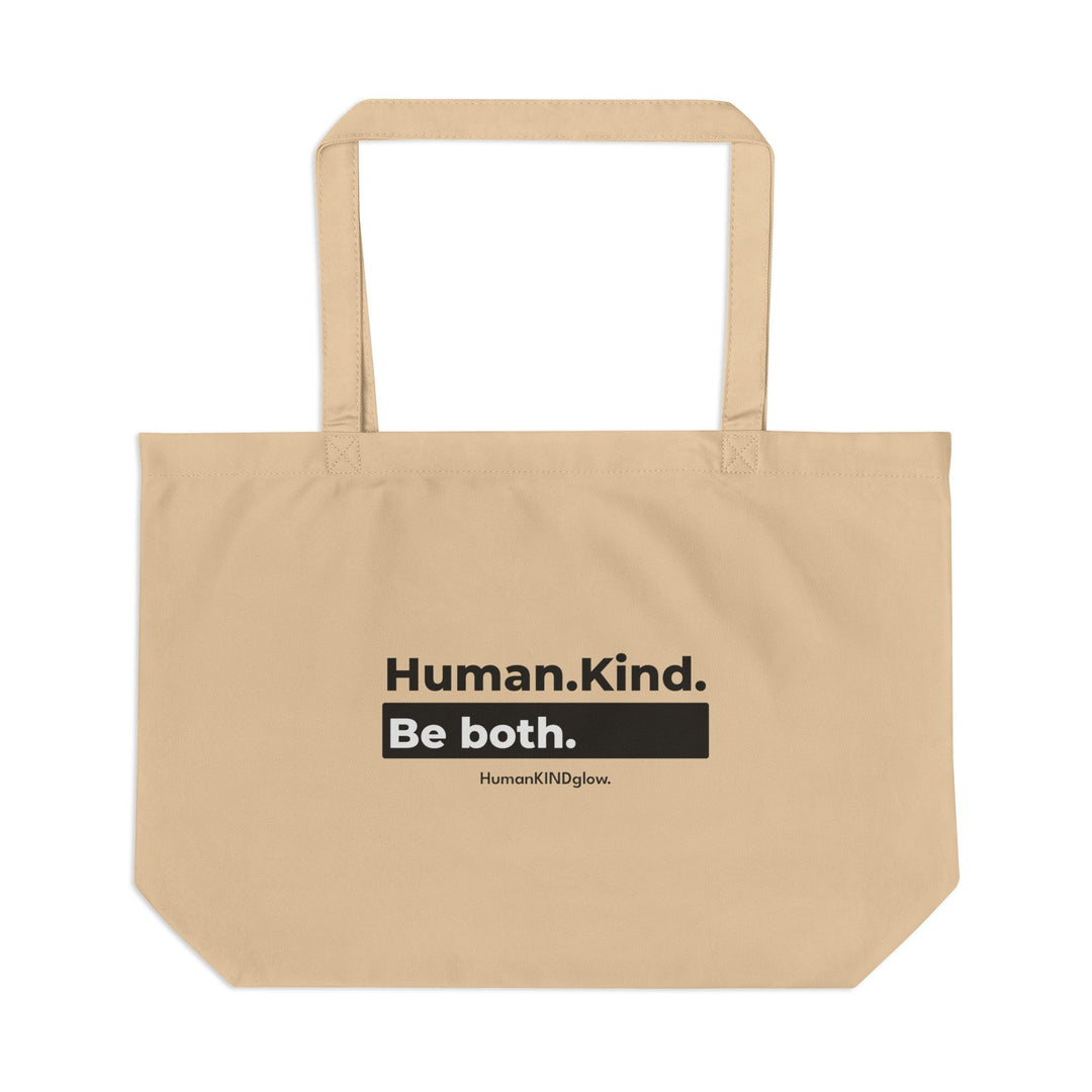 Human Kind Eco Tote - Reusable Cotton Bag,  Earth-Friendly Tote,