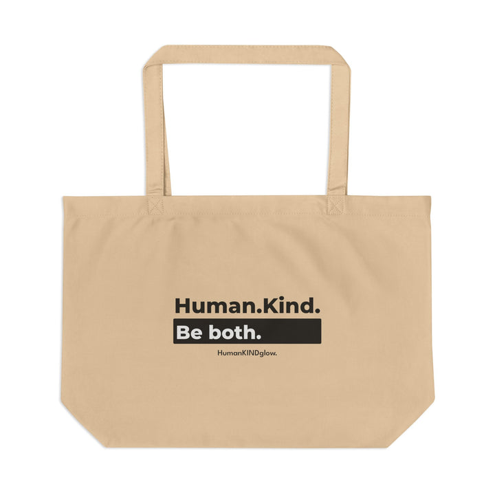 Human Kind Eco Tote - Reusable Cotton Bag,  Earth-Friendly Tote,
