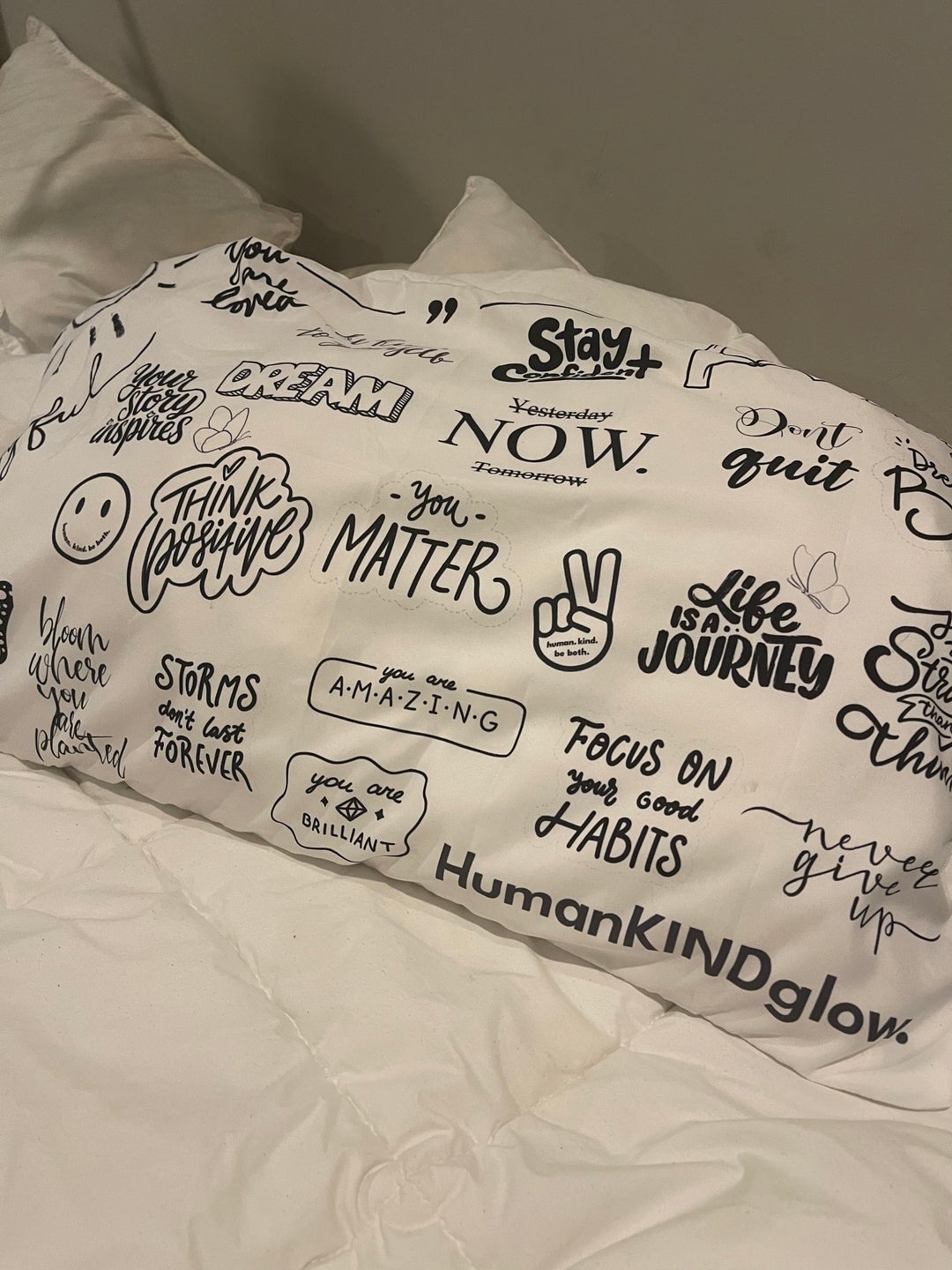 Positive word Pillowcase