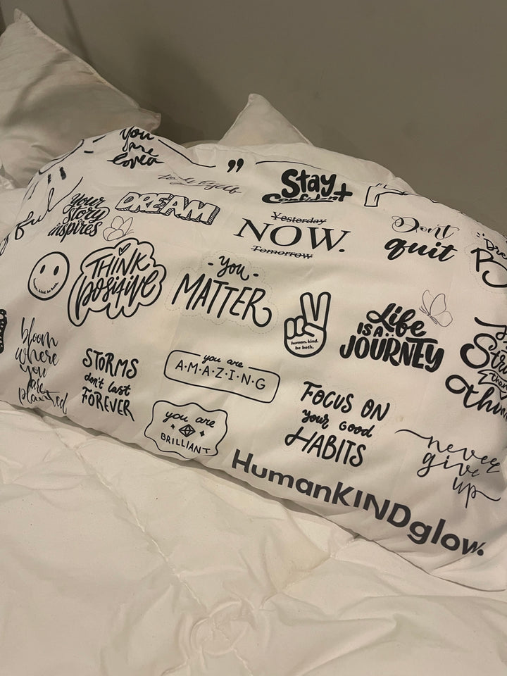 Positive word Pillowcase