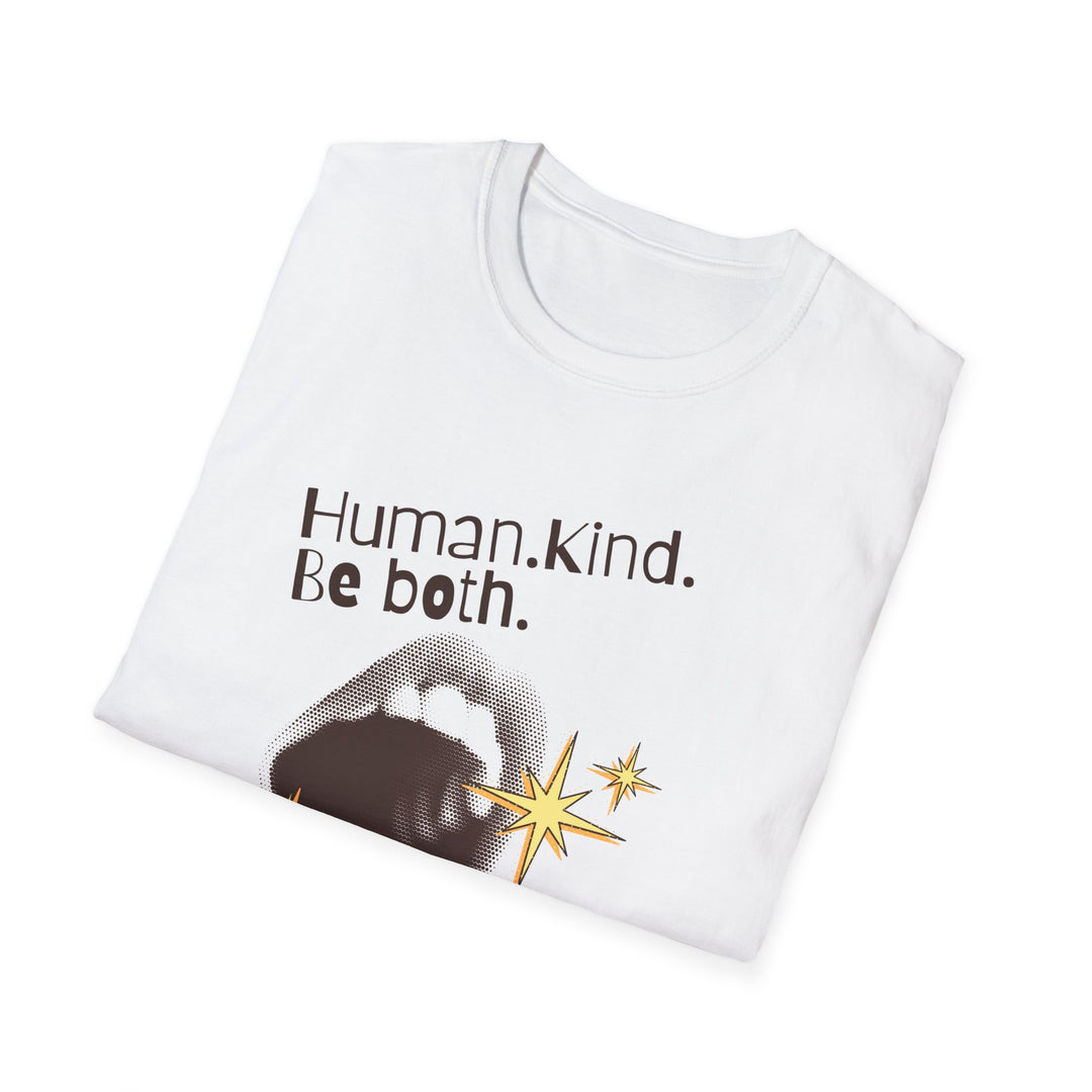 HumanKind Unisex T-Shirt, Inspirational Tee, Positive Message Top, Gift for Friends, Thoughtful Apparel