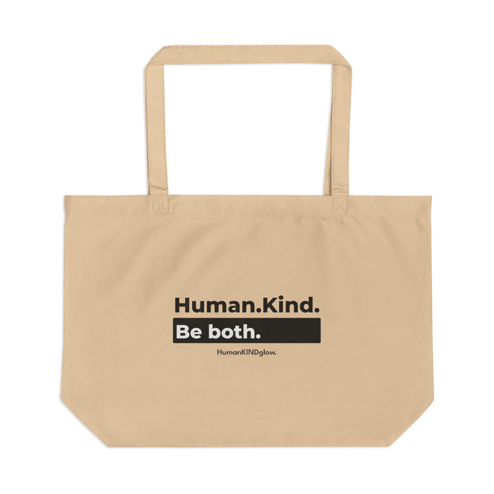 Human Kind Eco Tote - Reusable Cotton Bag,  Earth-Friendly Tote,