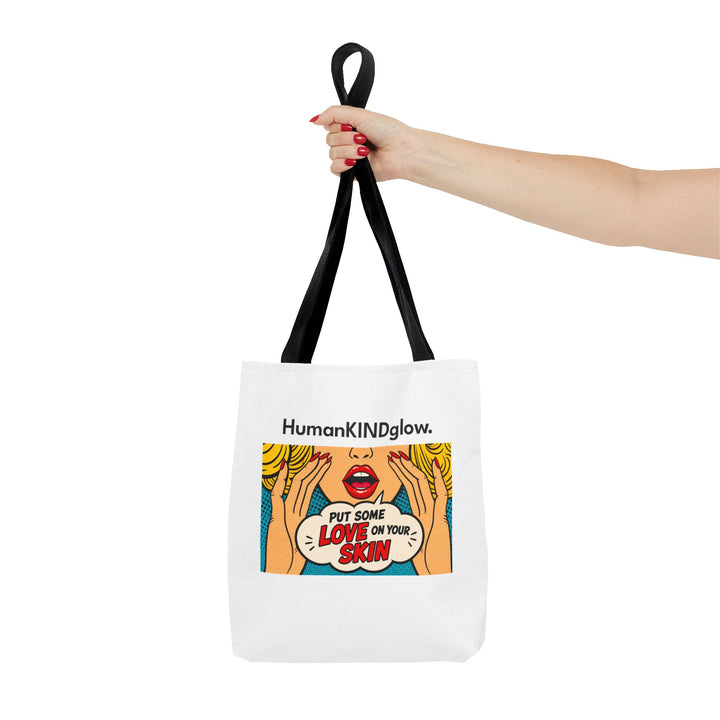 Pop Art "Put Some Love On Your Skin" Tote Bag