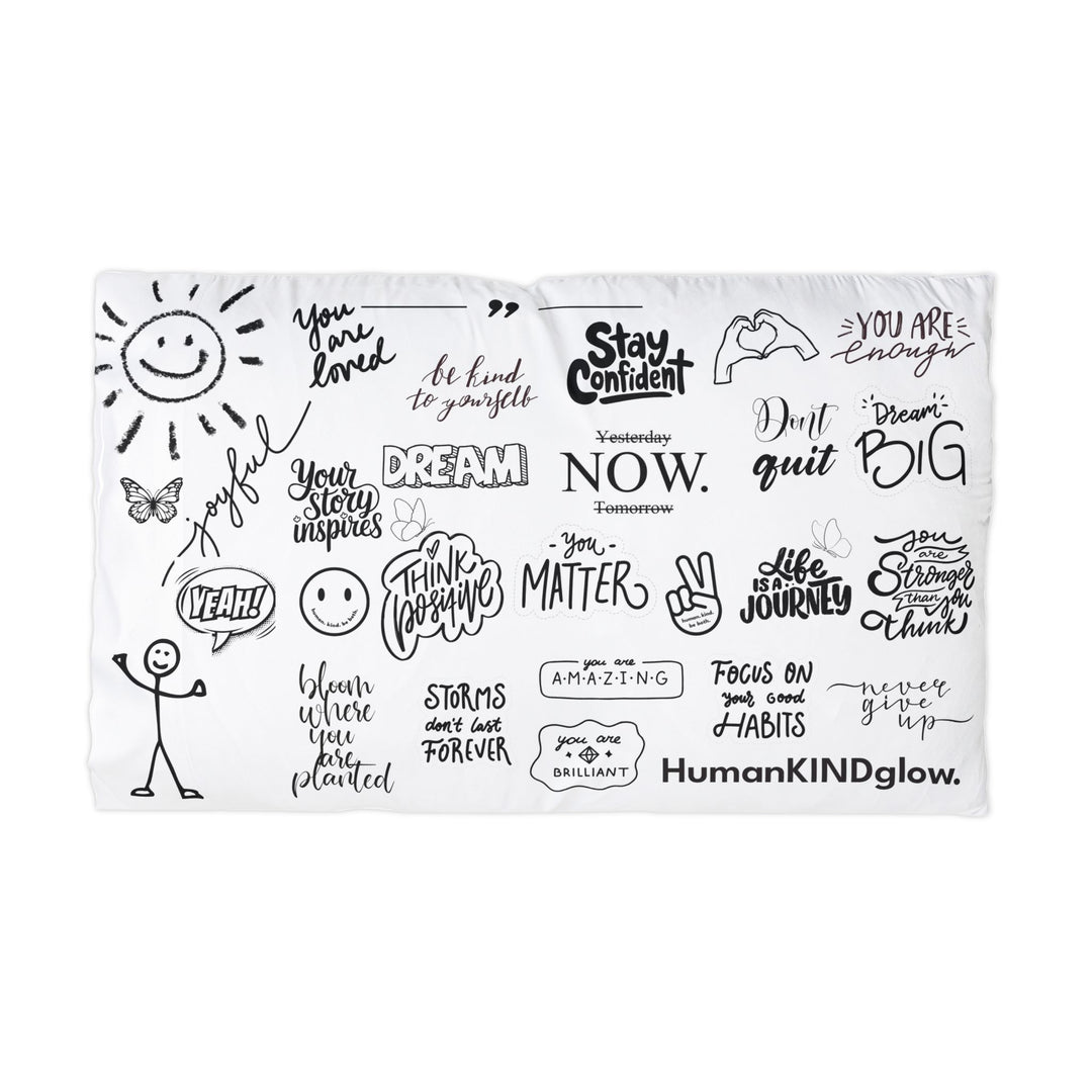 Positive word Pillowcase