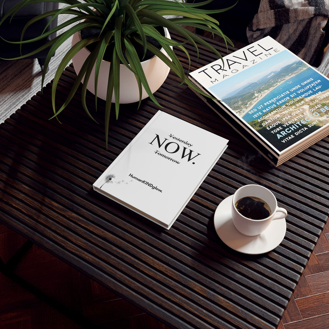 Inspirational Hard Back RESET Journal - 'The Time is NOW' for Mindfulness & Creativity