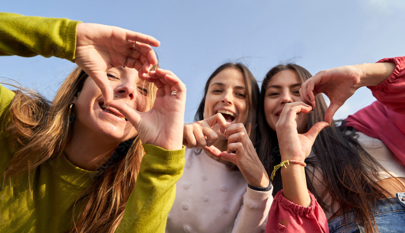 HumanKINDglow mission and kindness-focused skincare imagery