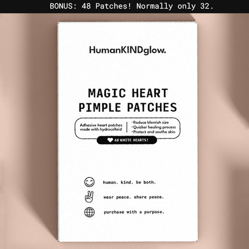 Magic Heart Pimple Patches - HumanKINDglow