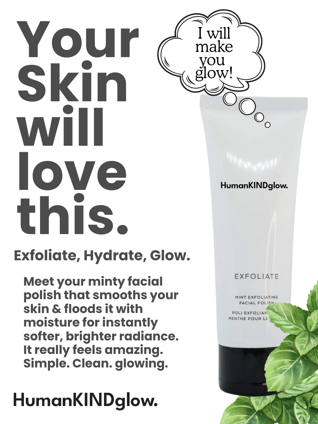 Mint Exfoliating Facial Polish