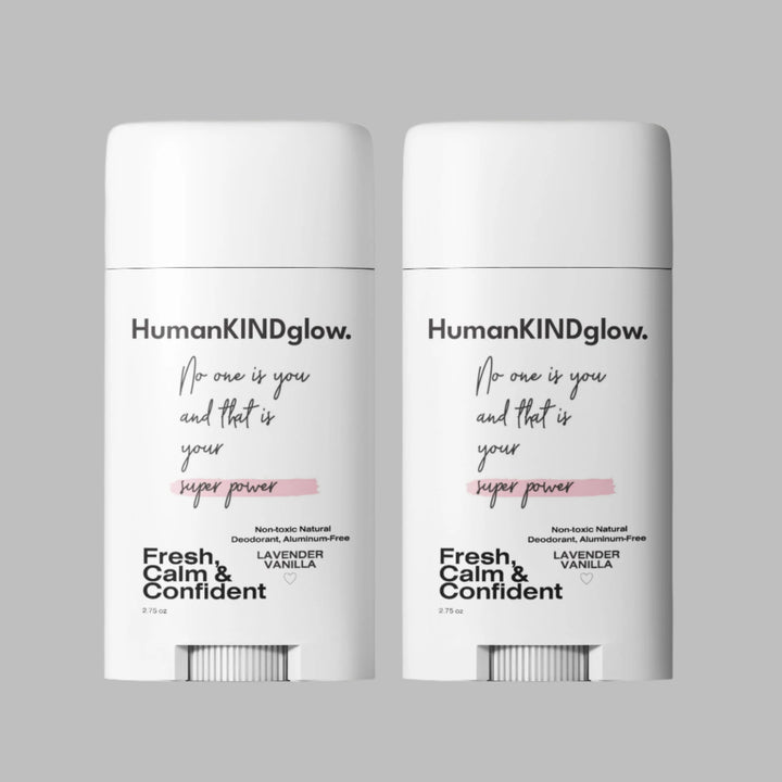 2 Pack Non-toxic Natural Deodorant, Aluminum-Free for Women